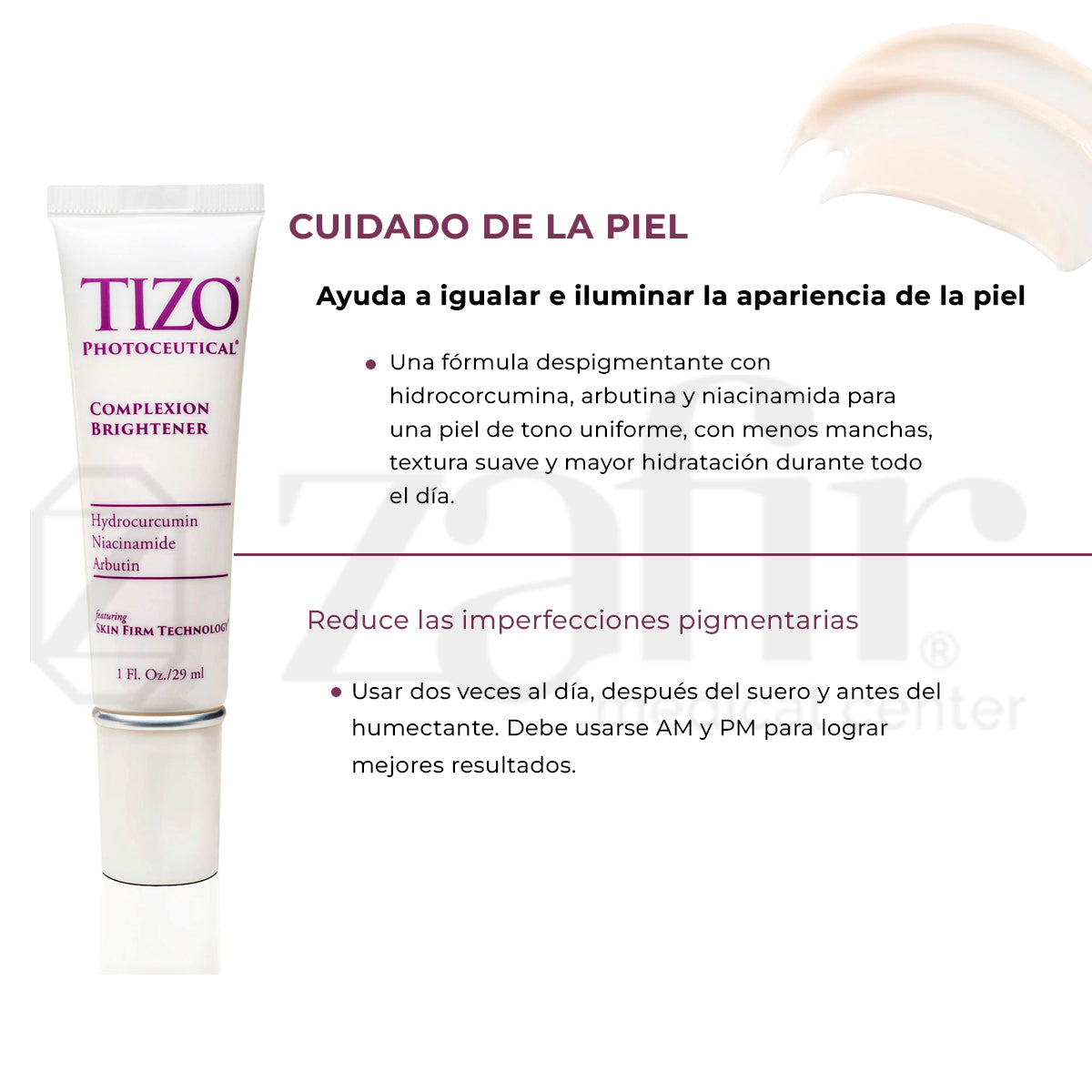 Humectante Tizo Photoceutical Complexion Brightener 29 Ml