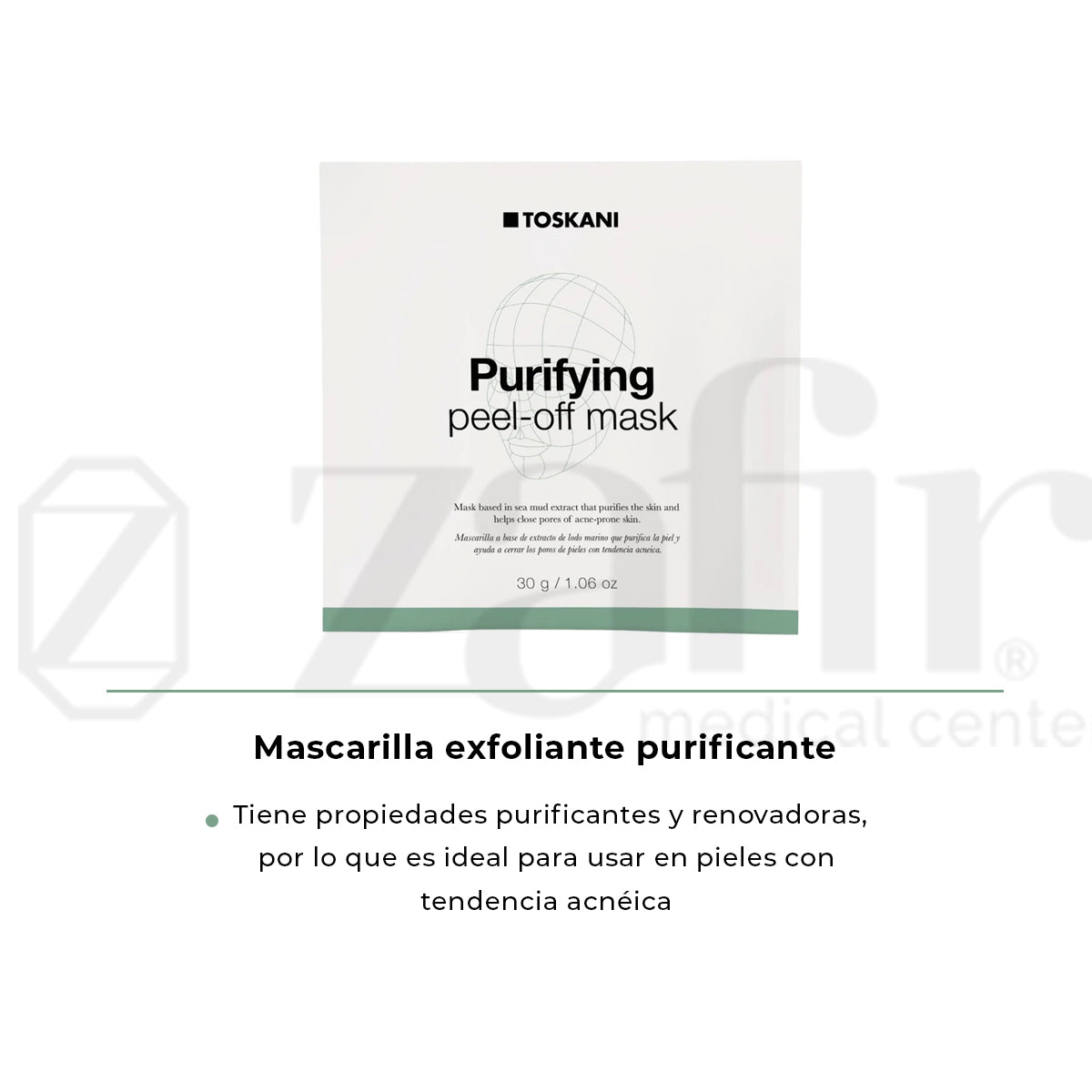 Mascarilla Facial Toskani Purifying Peel Off Mask