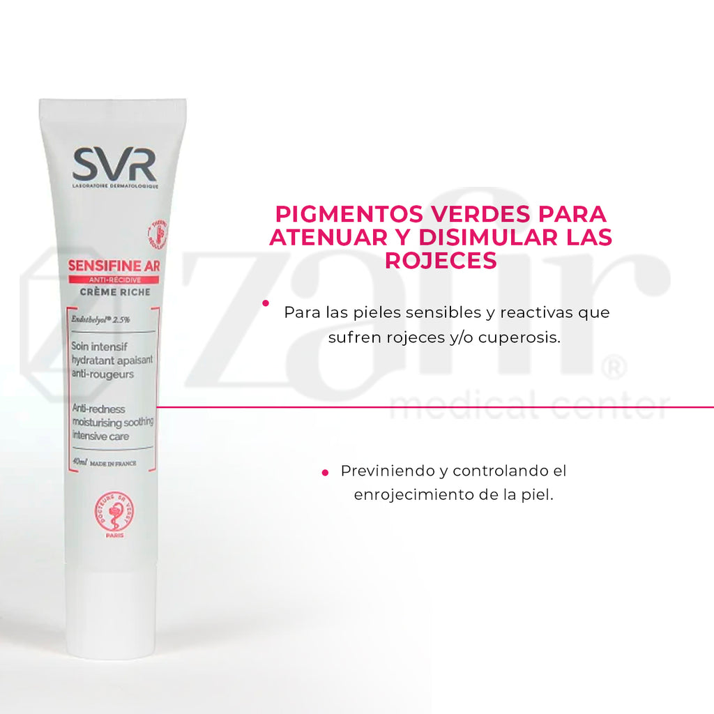 Crema Calmante Svr Creme Riche Sensifine Ar Piel Sensible