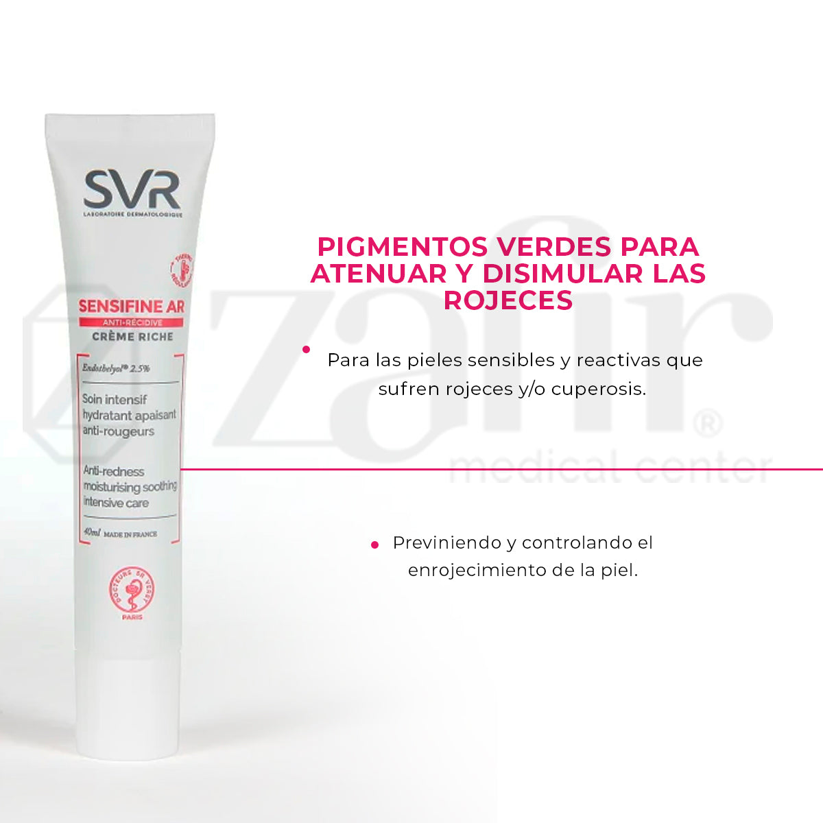 Crema Calmante Svr Creme Riche Sensifine Ar Piel Sensible