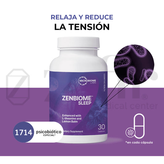 Microbiome Labs - Zenbiome SLEEP (30 cápsulas)