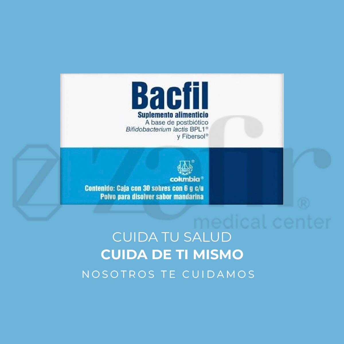 Bacfil con 30 sobres