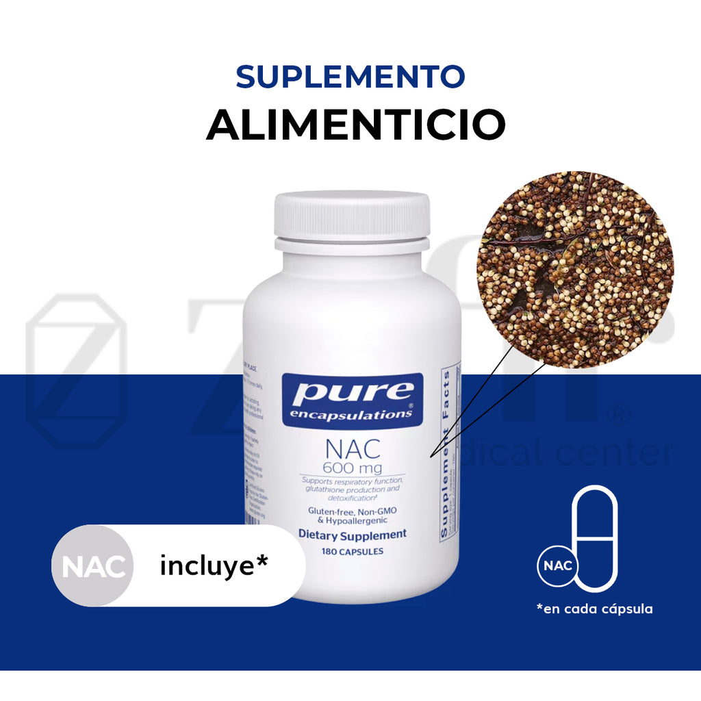 Pure Encapsulations NAC 600 MG 180 Caps