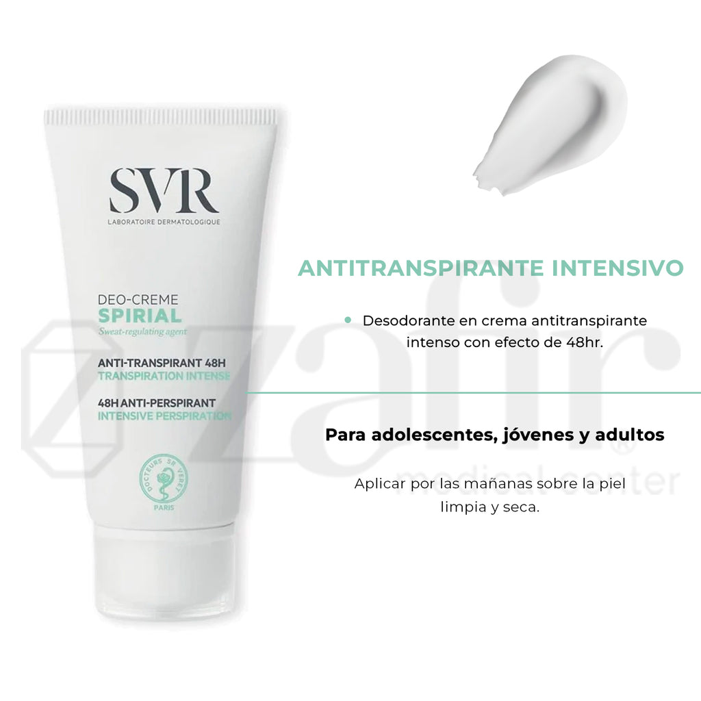 Crema Antitranspirante Svr Deo-creme Spirial Extra Efectiva