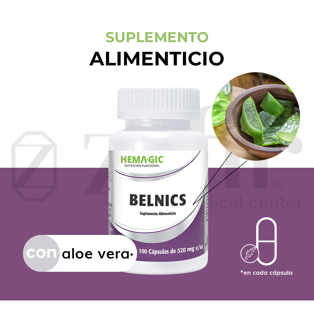 Hemagic - BELNICS 100 cápsulas