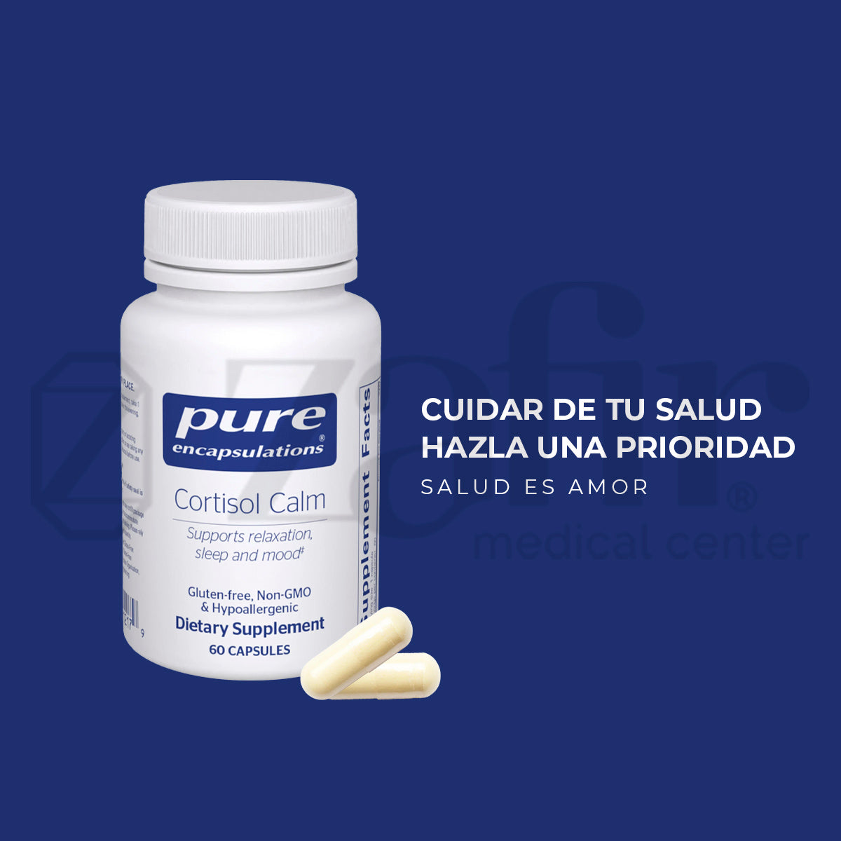 Pure Encapsulations Cortisol Calm 120 cápsulas