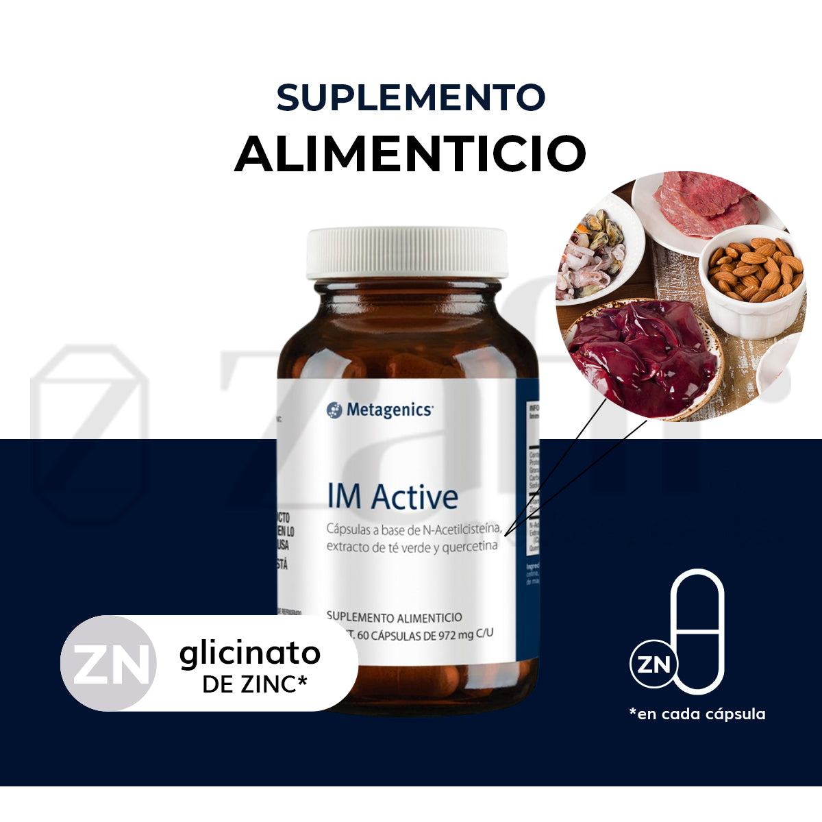 Metagenics IM ACTIVE 60 cápsulas