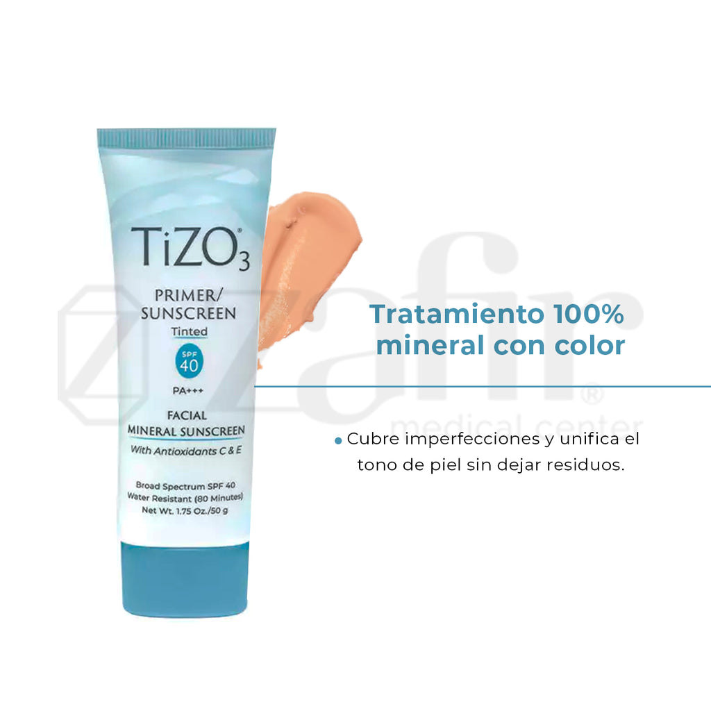 TiZO3 - Primer Sunscreen Tinted 40 SPF