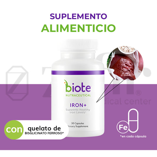 Biote Iron+ 30 caps.