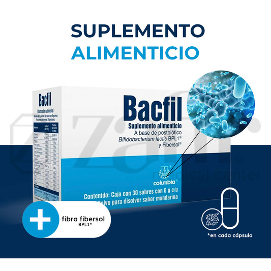 Bacfil con 30 sobres