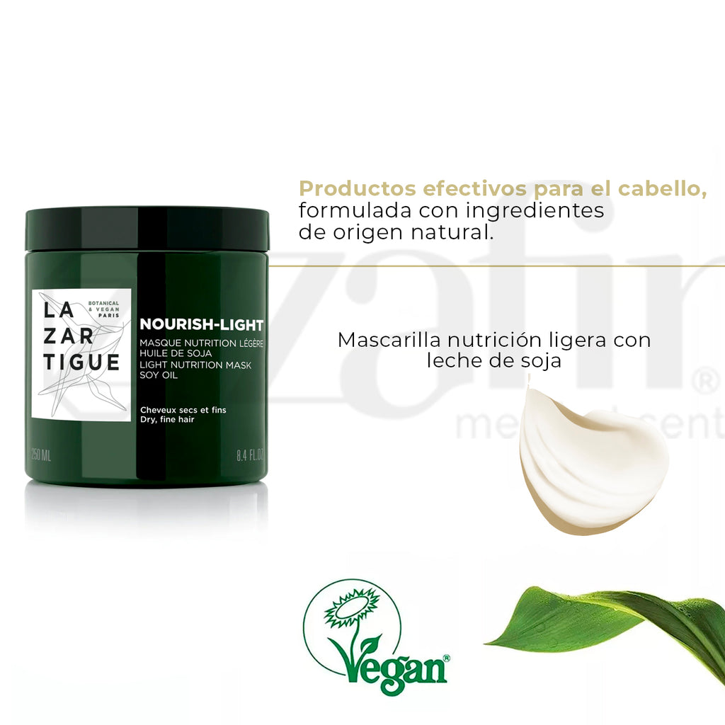 Mascarilla Capilar Nutritiva Lazartigue Nourish light 250ml