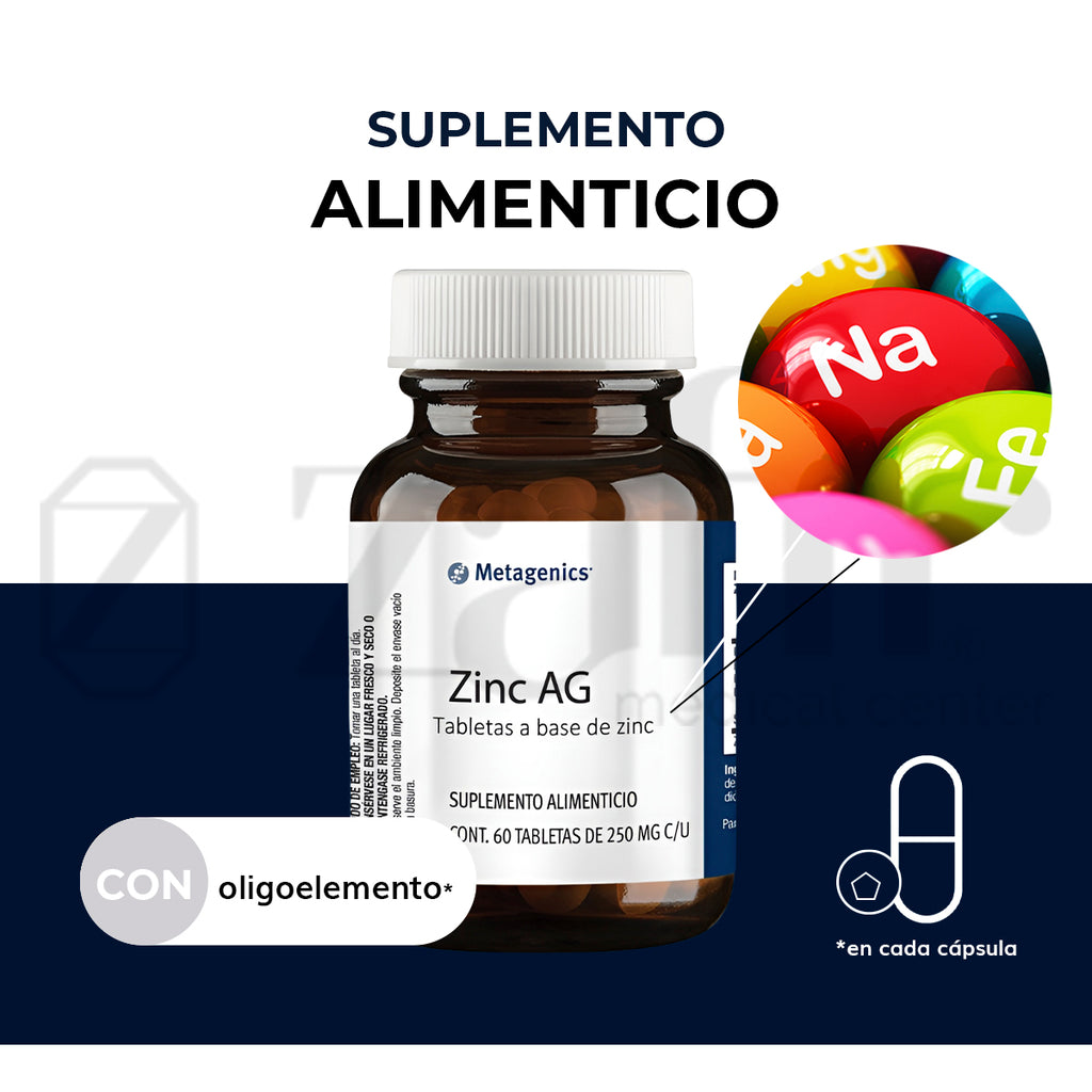 Metagenics ZINC AG (60 tabletas)