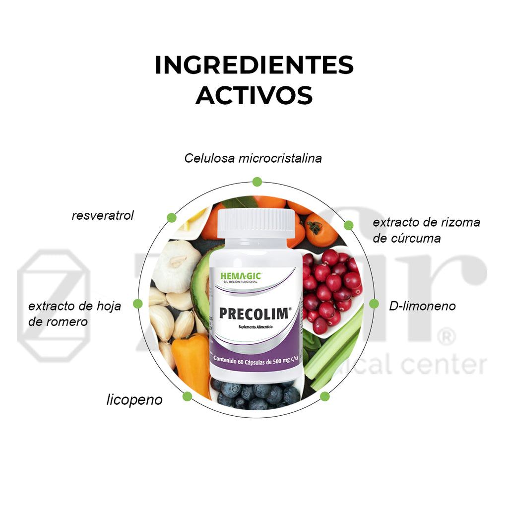 Hemagic PRECOLIM (60 cápsulas)