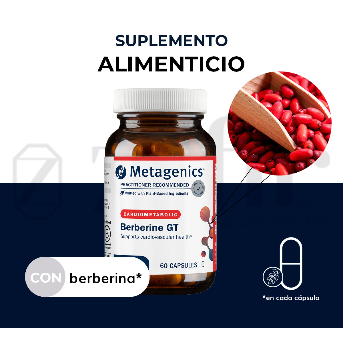 Metagenics Berberine GT 60 Caps