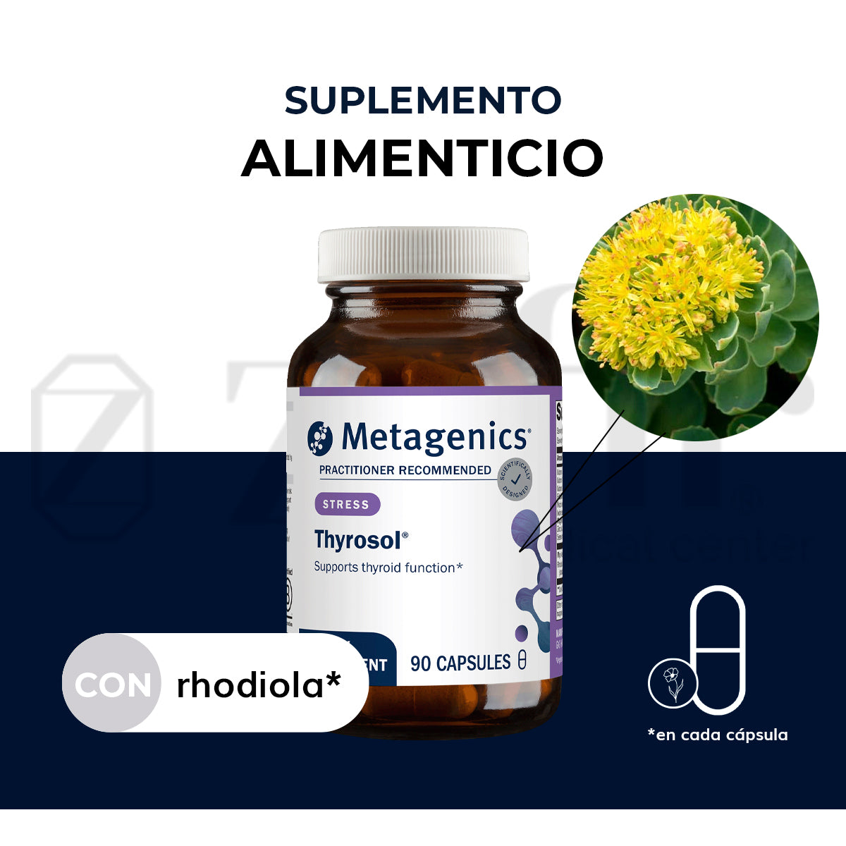 Metagenics Thyrosol-90 Cápsulas