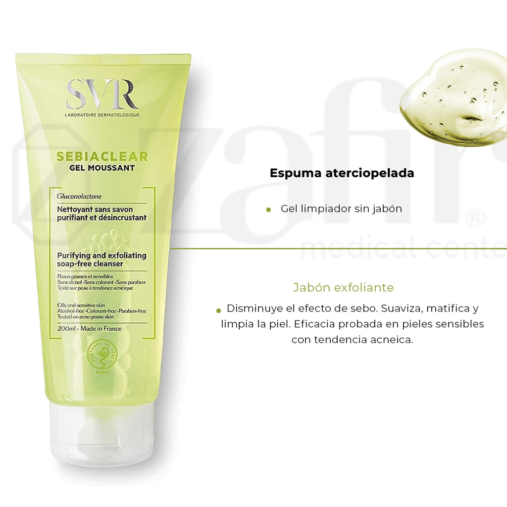 Sebiaclear Gel Moussant 200 Ml De Svr
