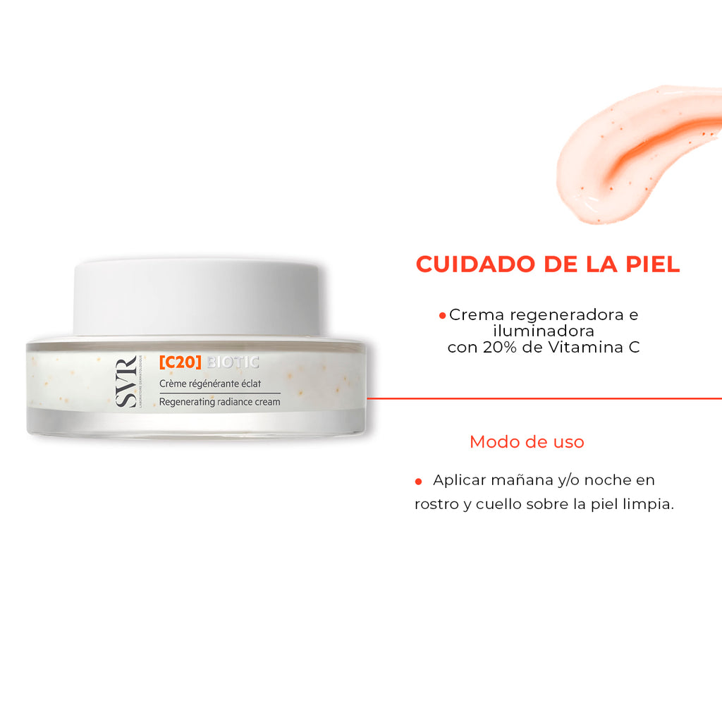 Crema Regenadora Svr Iluminadora Para La Cara