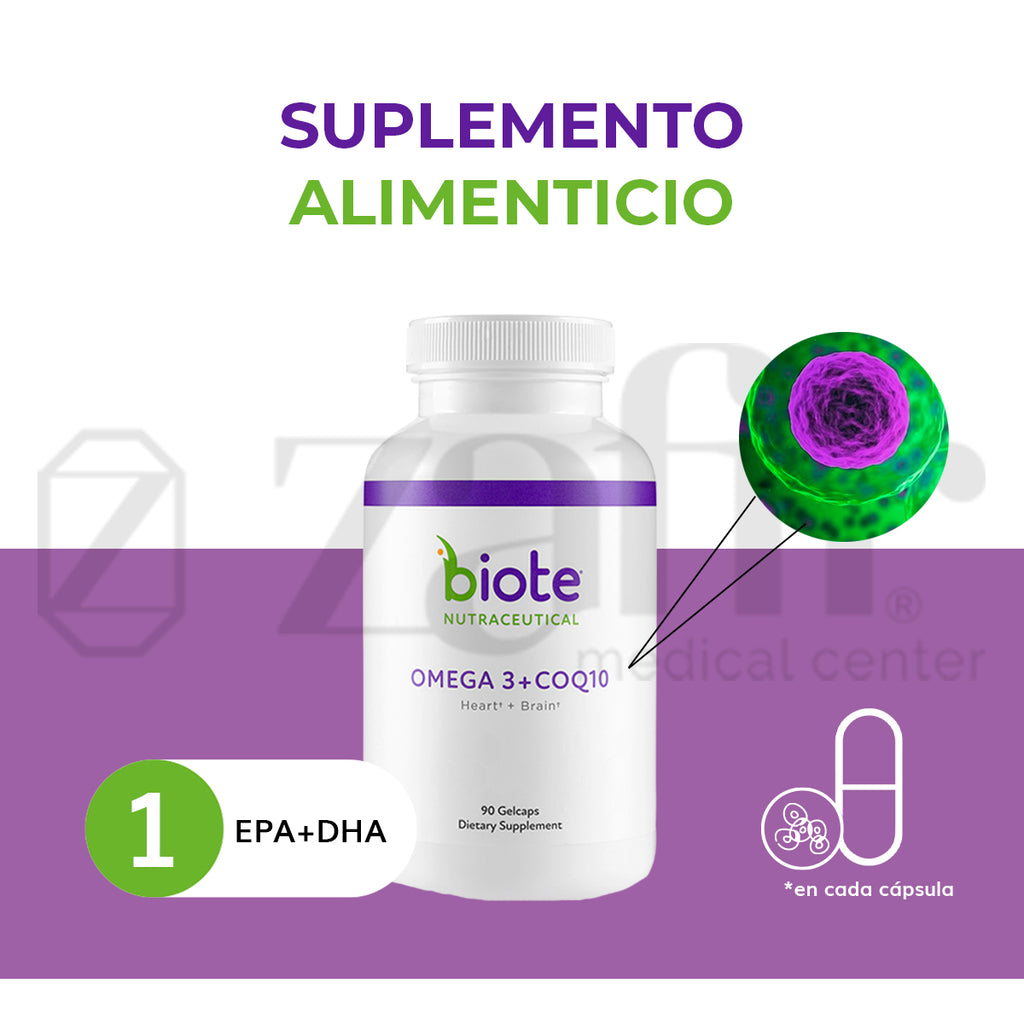 BioTE OMEGA3 + CoQ10 (90 cápsulas)