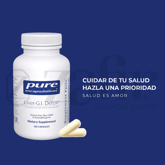 Pure Encapsulations Liver-G.I. Detox 120 cápsulas