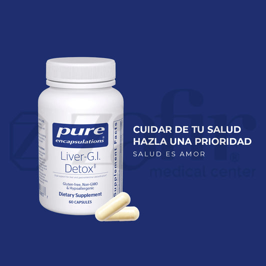 Pure Encapsulations Liver-G.I. Detox 120 cápsulas