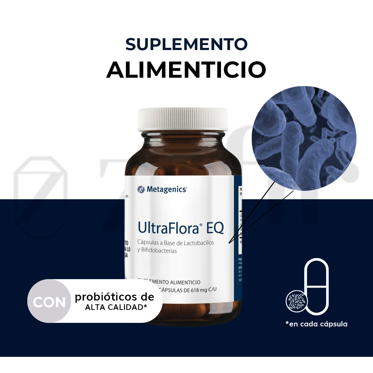 Metagenics UltraFlora EQ 60 cápsulas (Antes UltraFlora Balance)