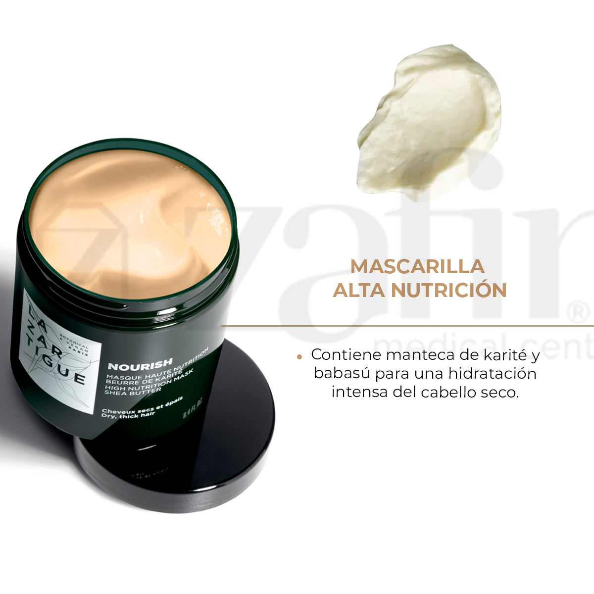 Tratamiento Capilar Nutritivo y Revitalizante Lazartigue Nourish Mascarilla