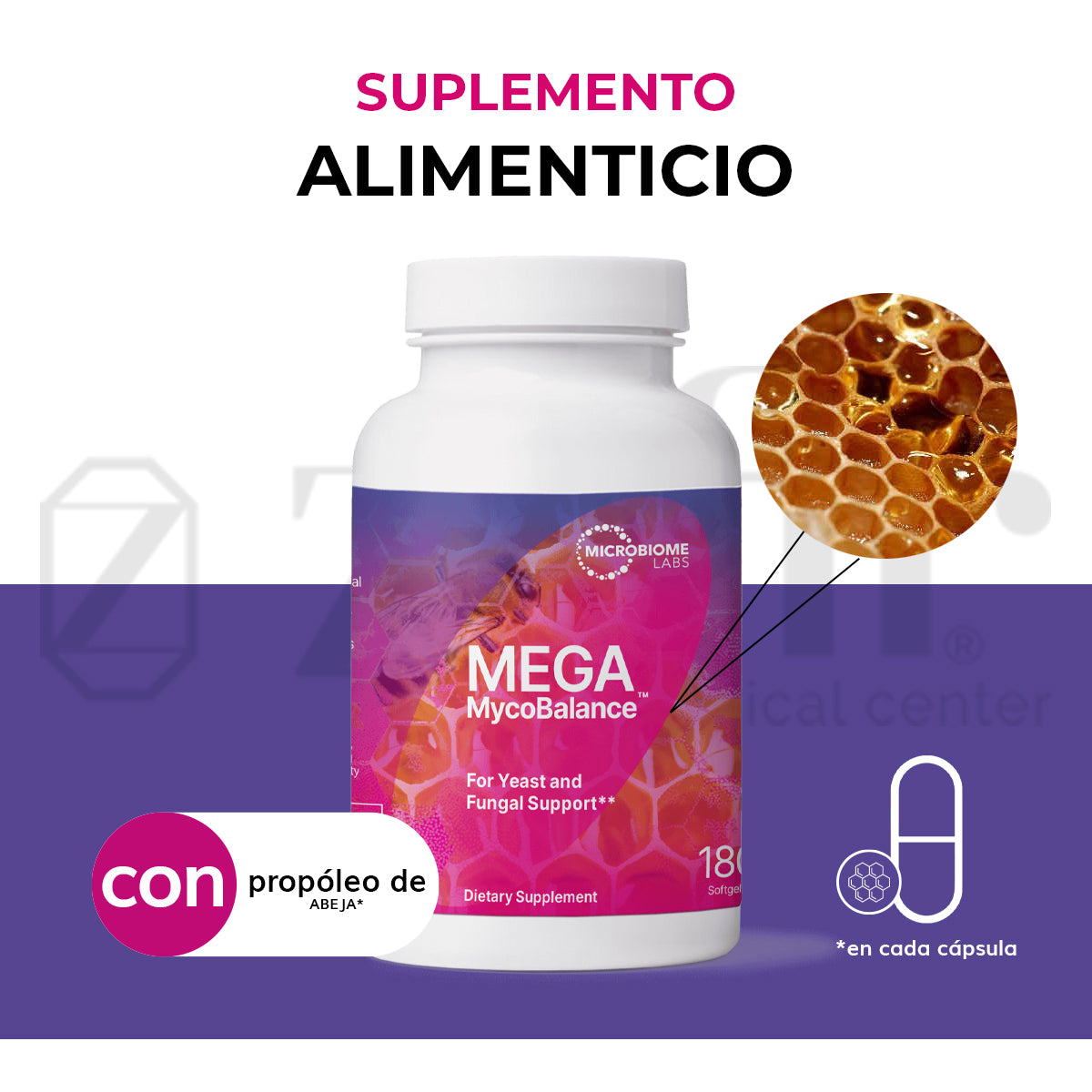 Microbiome Labs - MegaMycoBalance (180 cápsulas)