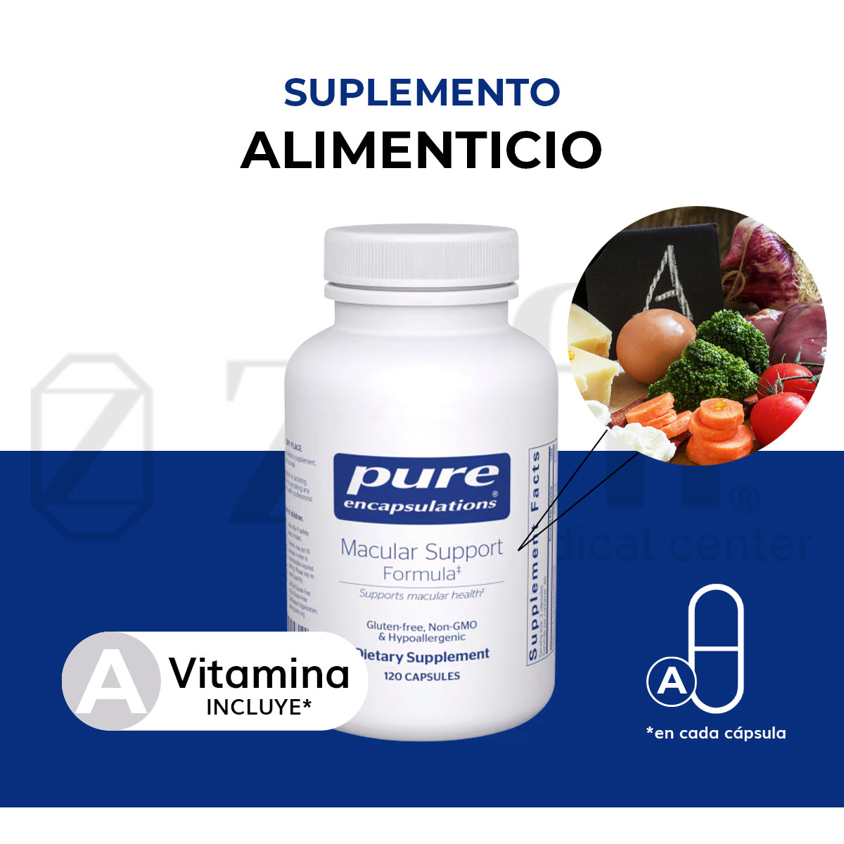 Pure Encapsulations Macular Support Formula 60 Caps