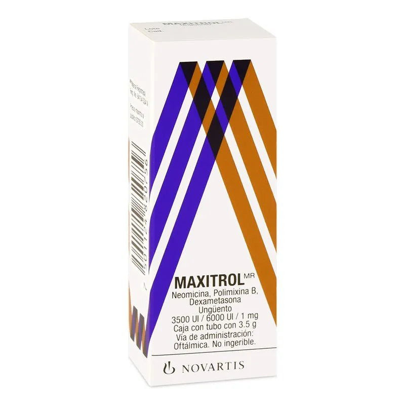 UNGÜENTO MAXITROL NOVARTIS 3500UI/6000UI/1MG – Zafir Medical Center