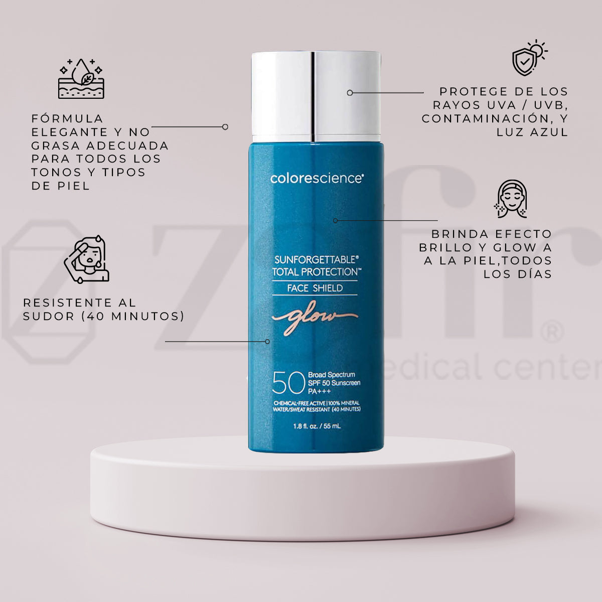 Colorescience Sunforgettable Total Protection Face Shield Glow