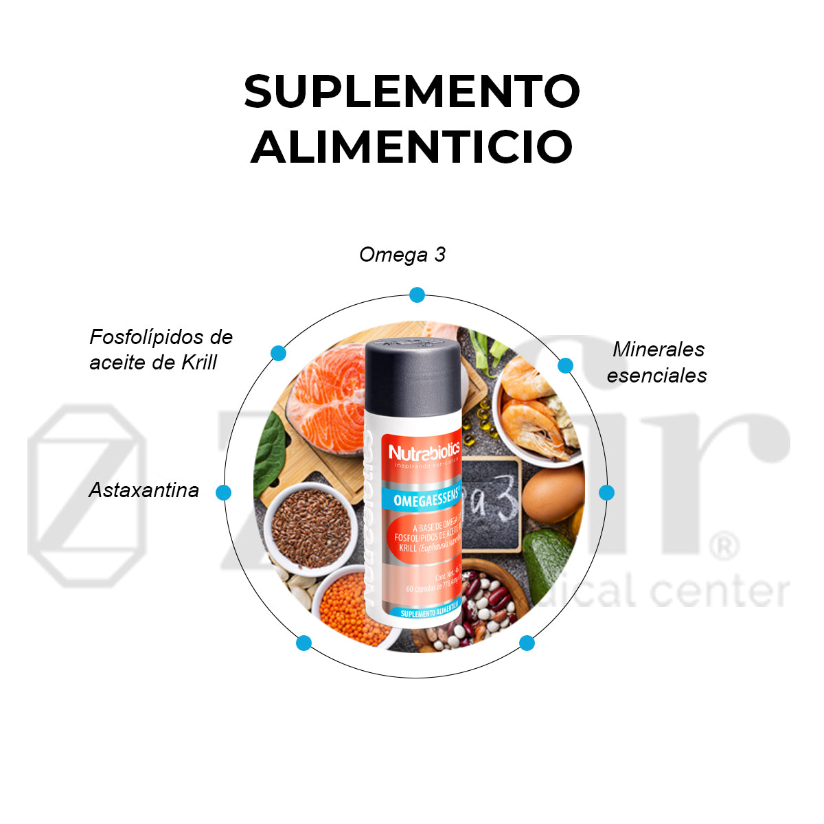 Nutrabiotics Omegaessens 60 Cápsulas