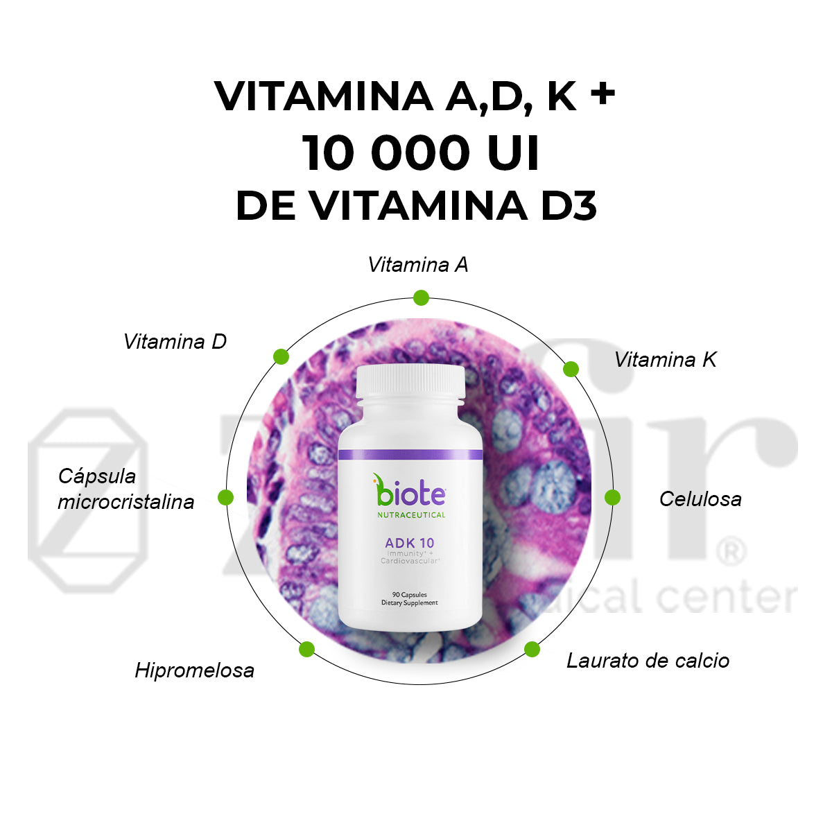 BIOTE ADK 10000 90 CAPS