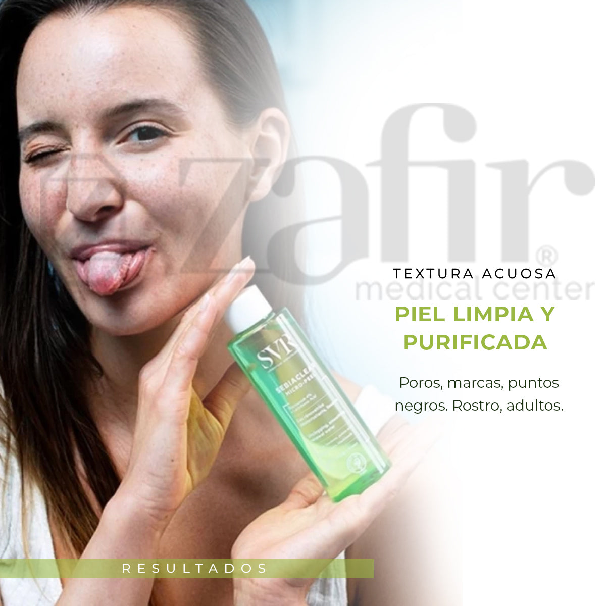 Agua Dermolimpiadora Sebiaclear Micro Peel Piel Grasa / Acné