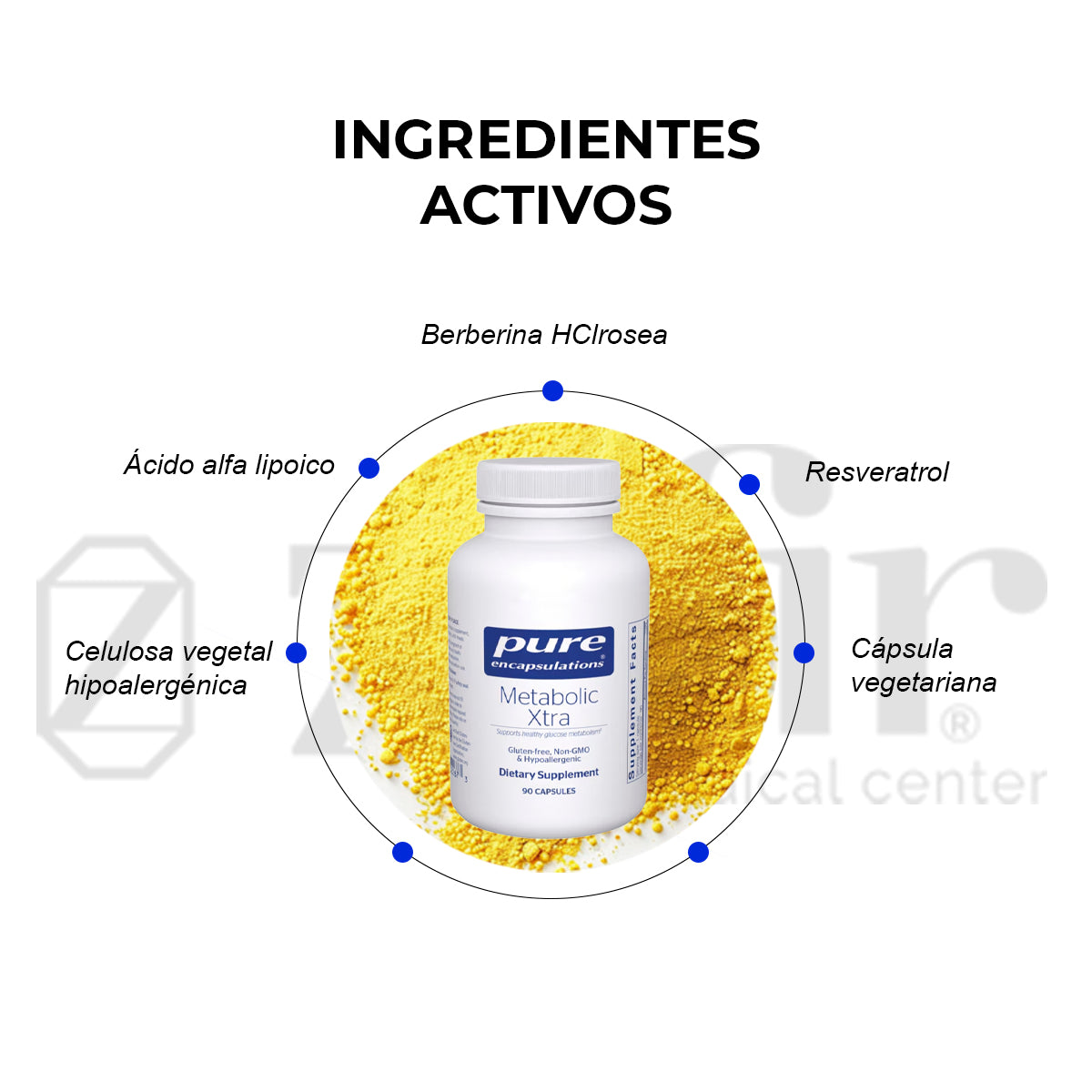 Pure Encapsulations Metabolic Xtra 90 Cápsulas
