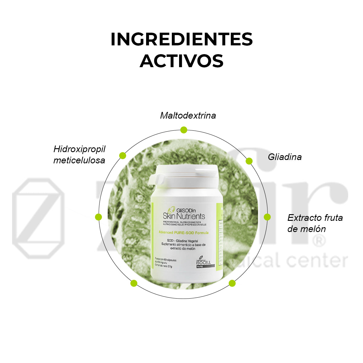 GliSODin Skin Nutrients Advanced PURE- SOD 60 cap.