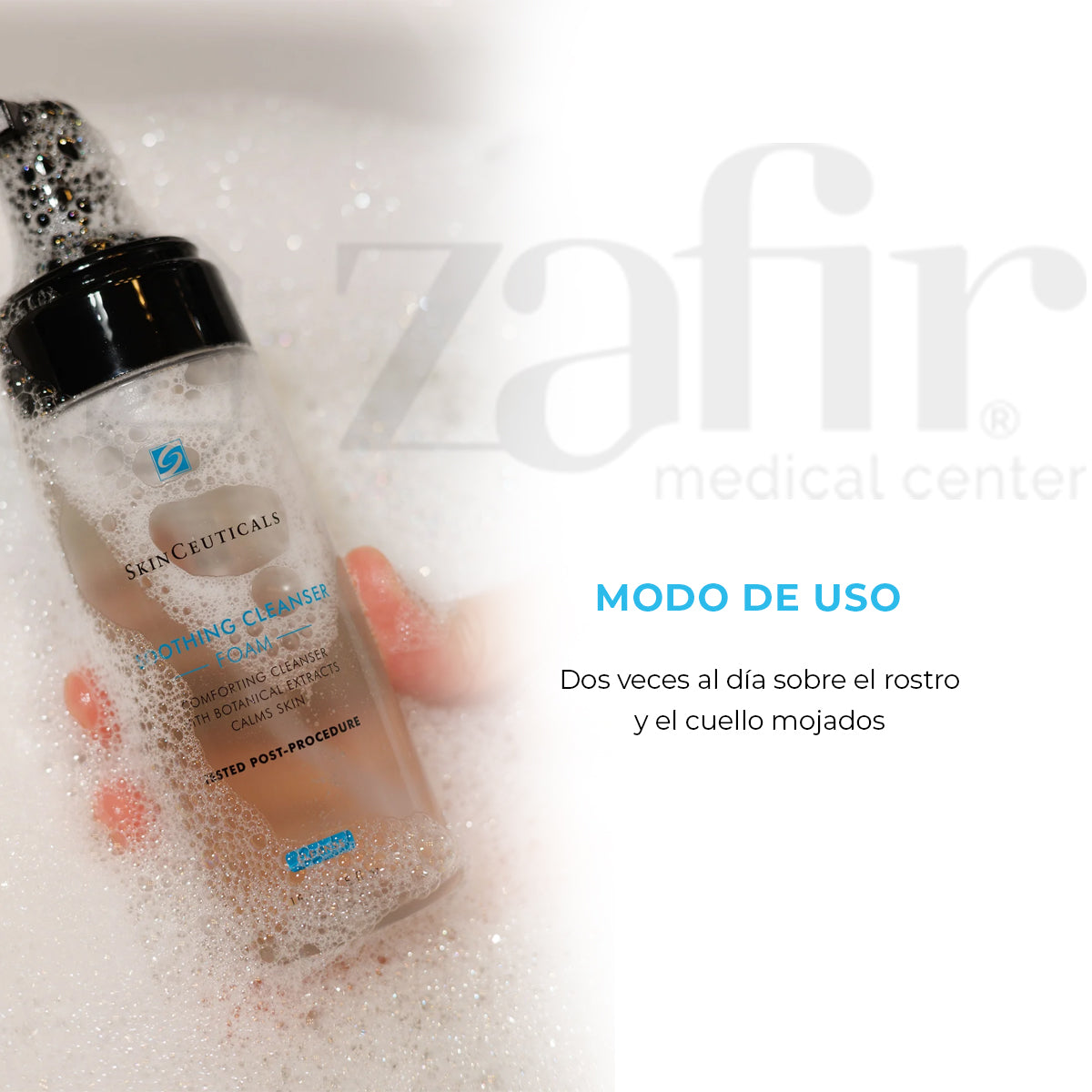 SkinCeuticals Soothing Cleanser Limpiador Facial Suave y Espumoso.