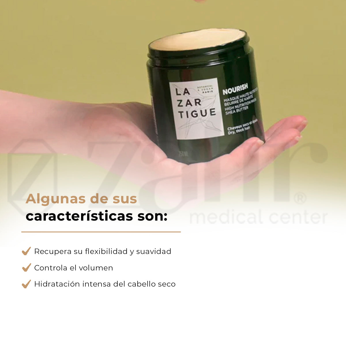 Tratamiento Capilar Nutritivo y Revitalizante Lazartigue Nourish Mascarilla