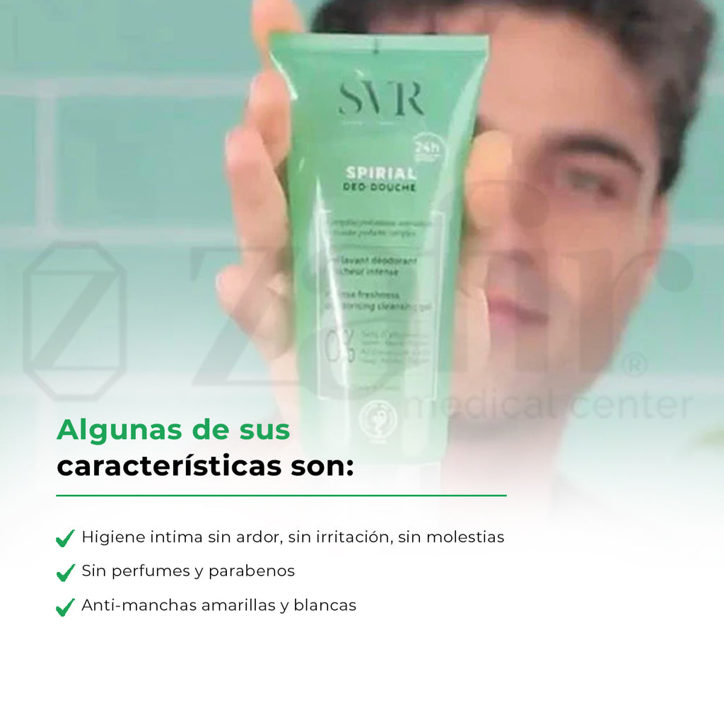Svr Desodorante Gel Para Ducha Svr Deo Douche Spirial 200 Ml
