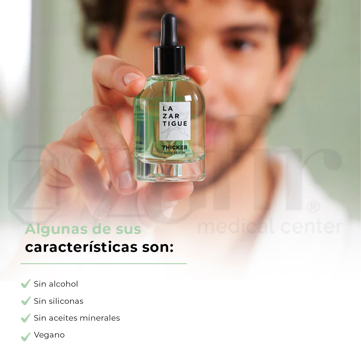 Lazartigue - Thicker Hair Serum - Sérum anticaída redensificante (50 ml)