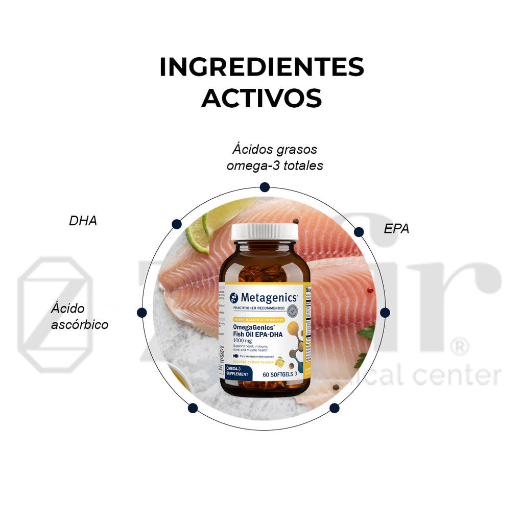 Metagenics OmegaGenics EPA-DHA 1000 (60 cápsulas)