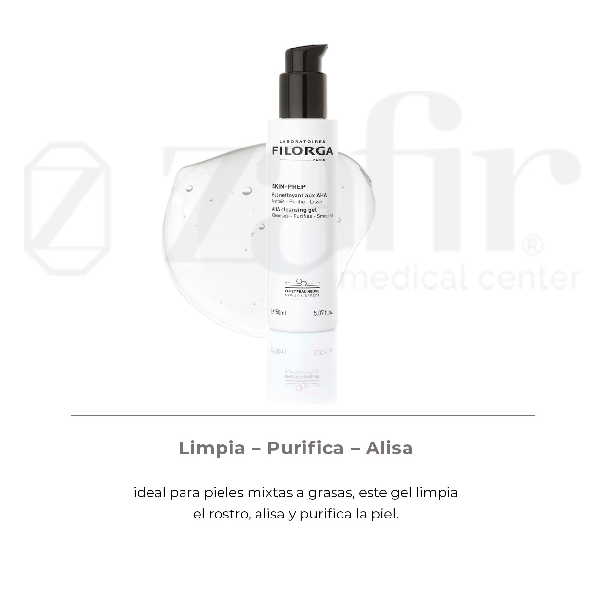 Filorga Skin-Prep AHA Cleansing Gel Para Rostro
