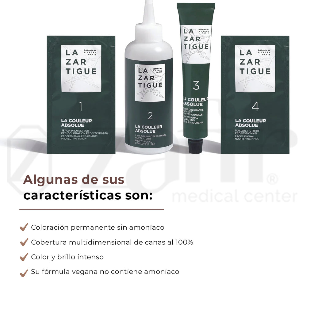 Tinte Cabello Lazartigue 5.35 Sin Amoniaco Chocolate