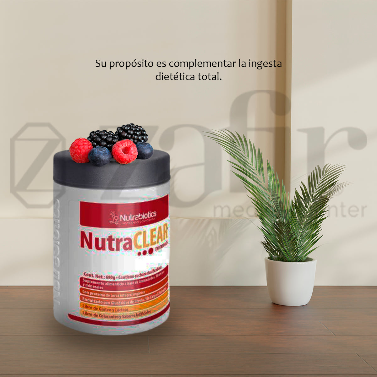 Nutrabiotics NutraCLEAR Frutos Rojos (690 g)