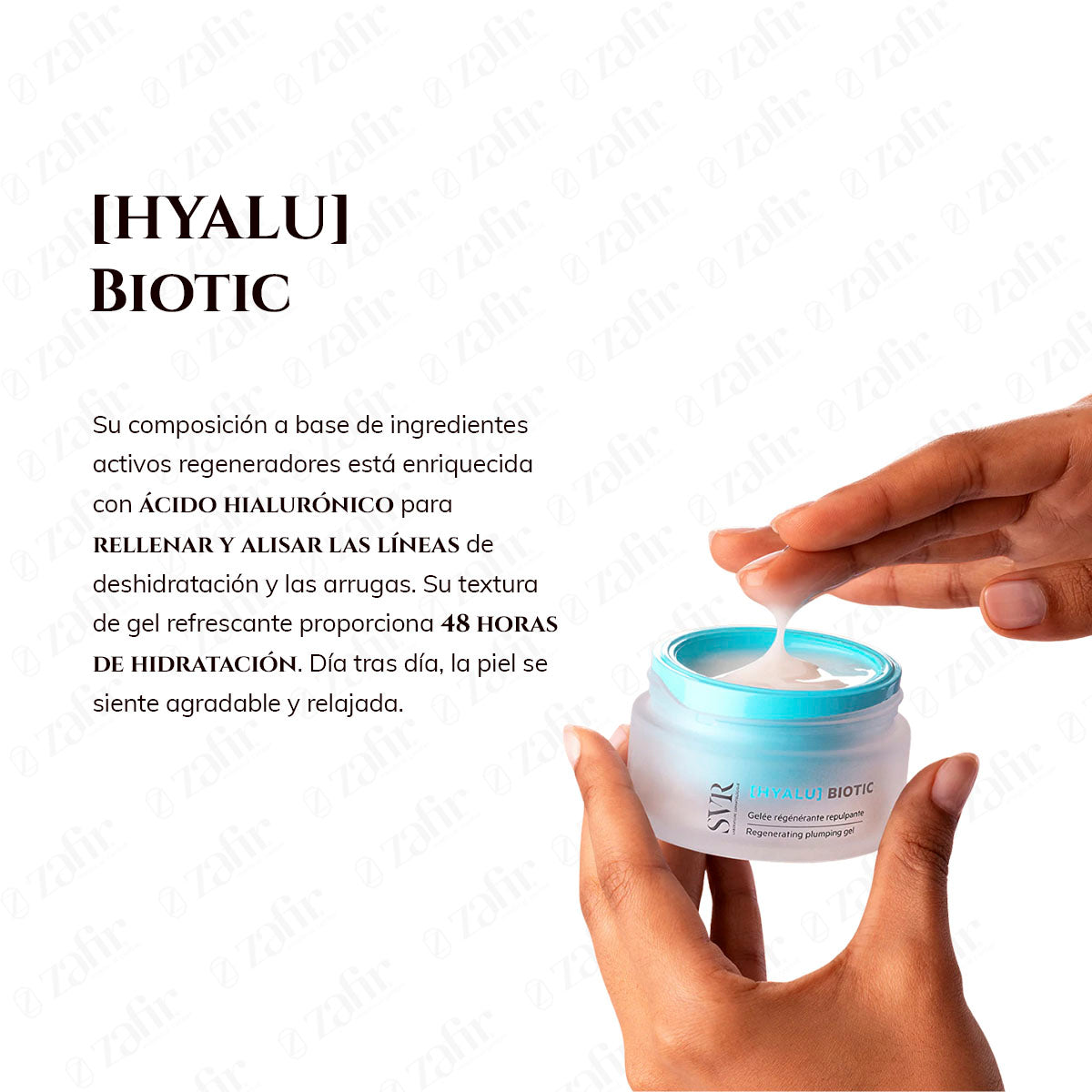 Crema Hidratante Svr Hyalu Biotic Gel Regenerador Rellenador