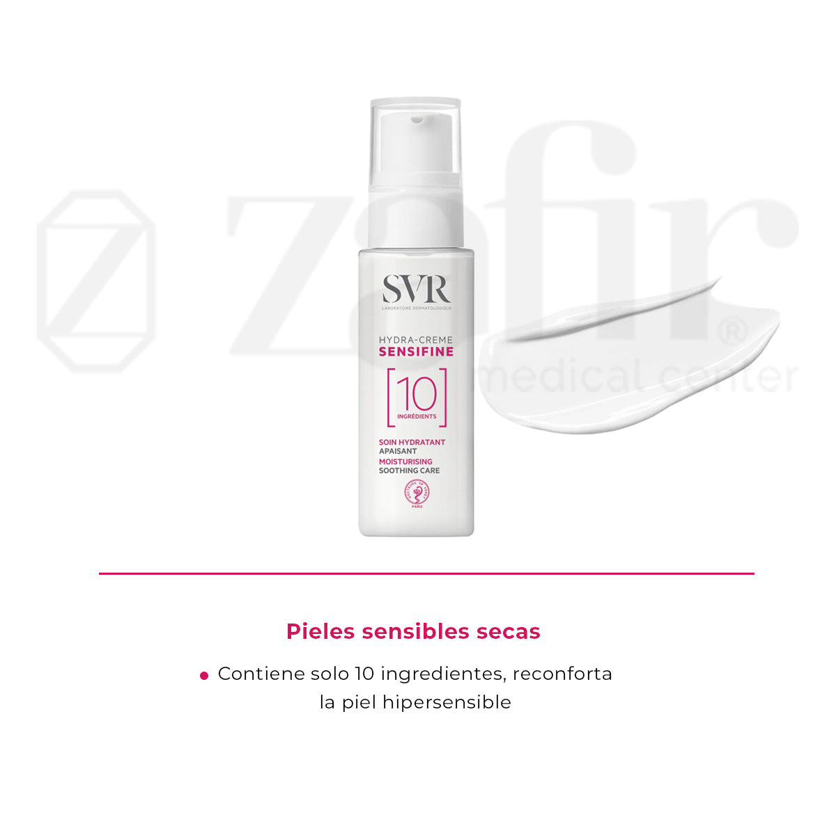 Crema facial SVR SENSIFINE Hydra para pieles polialérgicas