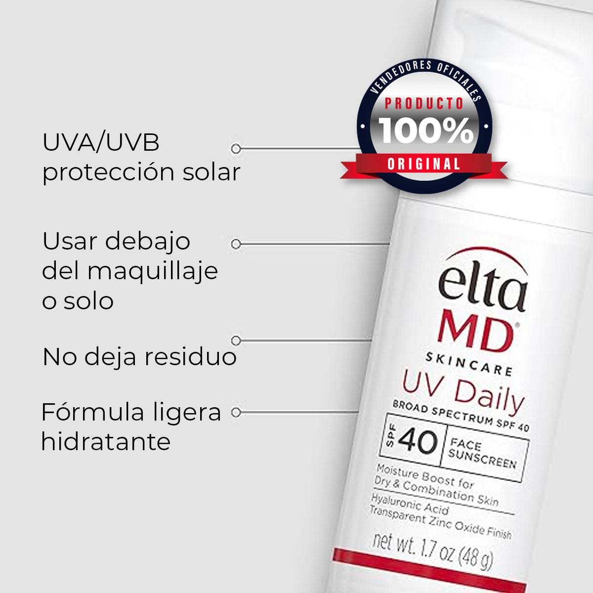 Protector Solar Elta Md Spf 40 Uv Daily