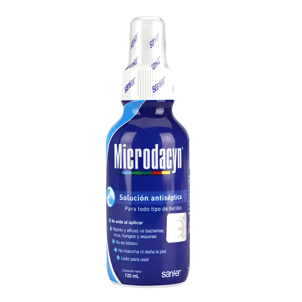 MICRODACYN SANFER SOLUCION ANTISEPTICA DE 120 ML