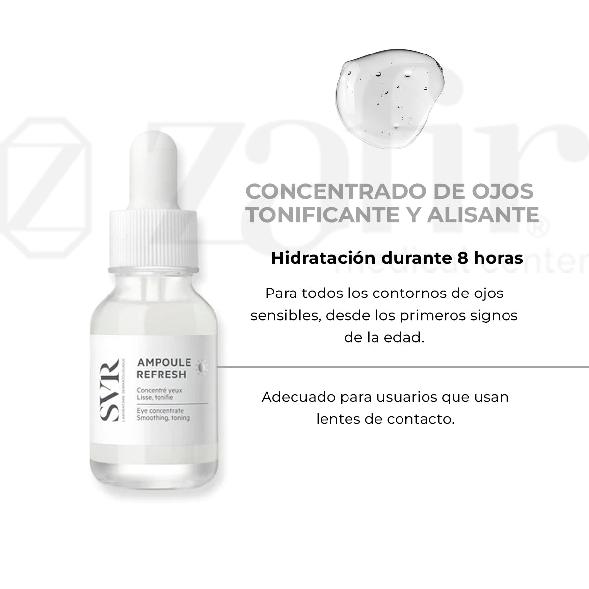 Tratamiento Anti- Edad Svr Ampoule Refresh Suero Día Para Ojo