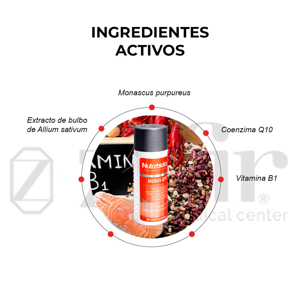 Nutrabiotics MONAS-Q10 (90 cápsulas)