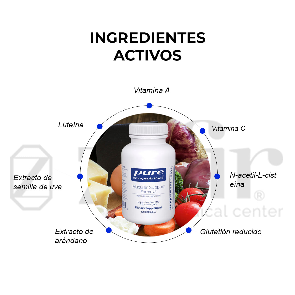 Pure Encapsulations Macular Support Formula 60 Caps